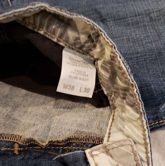 Vintage 90s Levis Silvertab Slim Boot Jean's - Picture 6 of 8